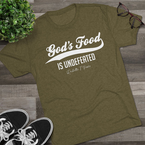 God's Food Unisex Tri-Blend Crew Tee,
