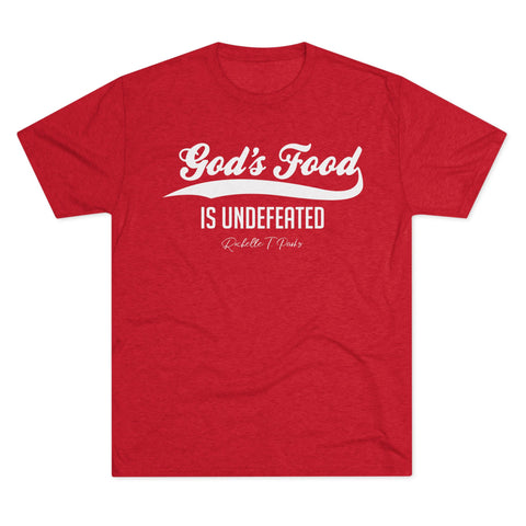 God's Food Unisex Tri-Blend Crew Tee,