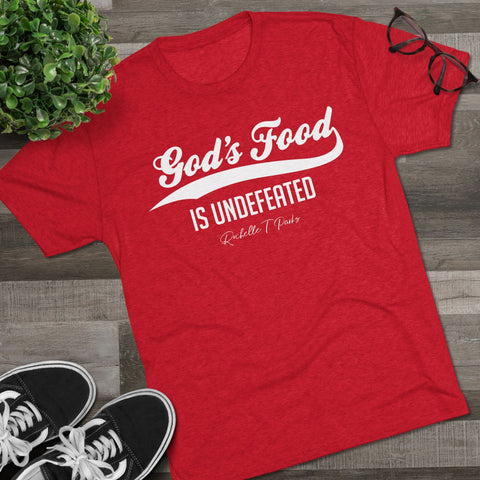God's Food Unisex Tri-Blend Crew Tee,