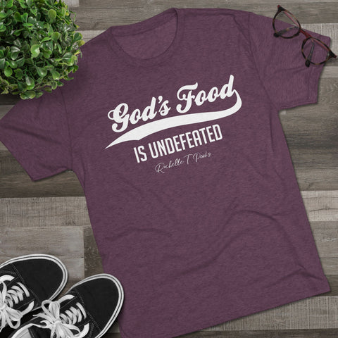 God's Food Unisex Tri-Blend Crew Tee,