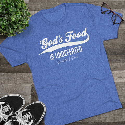 God's Food Unisex Tri-Blend Crew Tee,