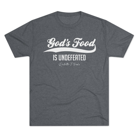 God's Food Unisex Tri-Blend Crew Tee,