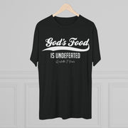 God's Food Unisex Tri-Blend Crew Tee,
