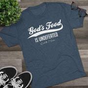 God's Food Unisex Tri-Blend Crew Tee,