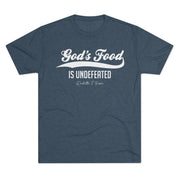God's Food Unisex Tri-Blend Crew Tee,