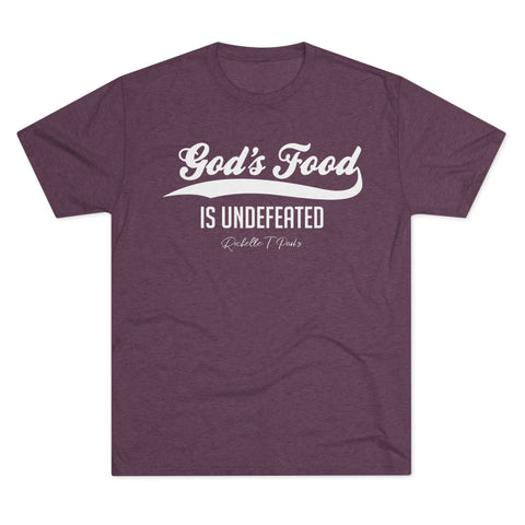 God's Food Unisex Tri-Blend Crew Tee,