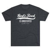 God's Food Unisex Tri-Blend Crew Tee,