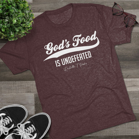 God's Food Unisex Tri-Blend Crew Tee,
