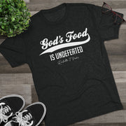 God's Food Unisex Tri-Blend Crew Tee,