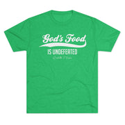 God's Food Unisex Tri-Blend Crew Tee,