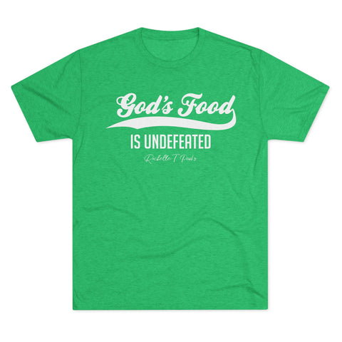 God's Food Unisex Tri-Blend Crew Tee,