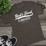 God's Food Unisex Tri-Blend Crew Tee,