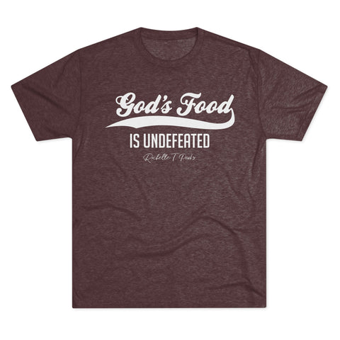 God's Food Unisex Tri-Blend Crew Tee,