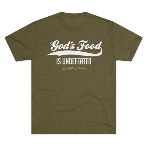 God's Food Unisex Tri-Blend Crew Tee,