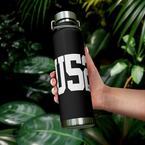 U52 - 22oz Vacuum Insulated Bottle - White Logo
