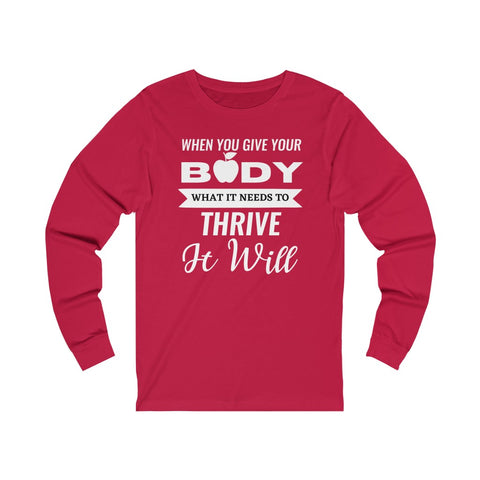 When You Give - Long-sleeved - White Logo