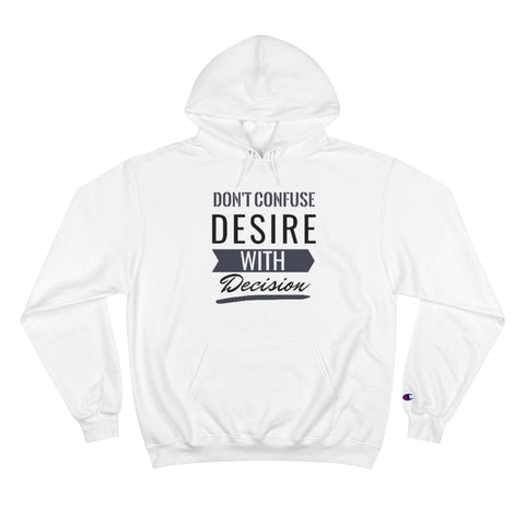 Don't Confuse Desire - Hoodie - Black Logo