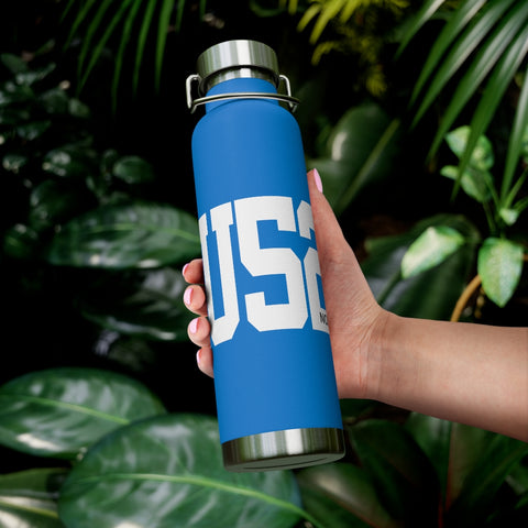 U52 - 22oz Vacuum Insulated Bottle - White Logo
