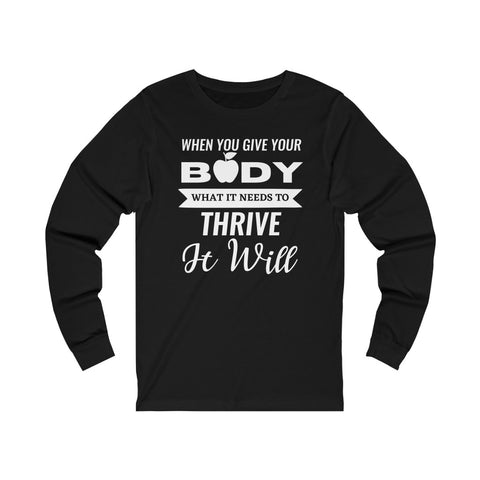 When You Give - Long-sleeved - White Logo