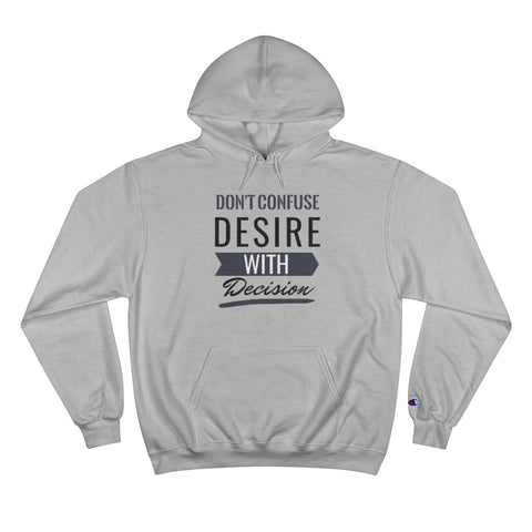 Don't Confuse Desire - Hoodie - Black Logo
