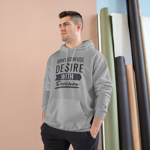 Don't Confuse Desire - Hoodie - Black Logo