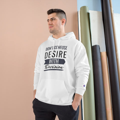 Don't Confuse Desire - Hoodie - Black Logo