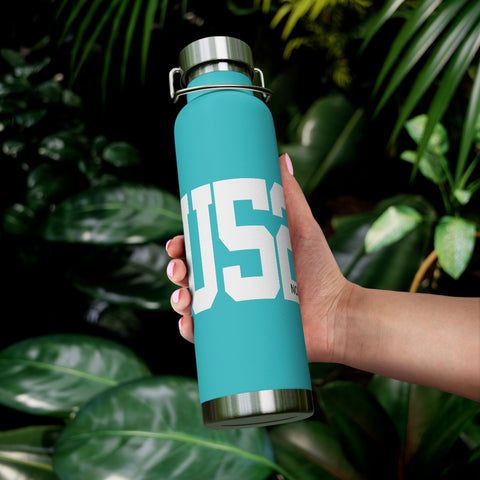 U52 - 22oz Vacuum Insulated Bottle - White Logo