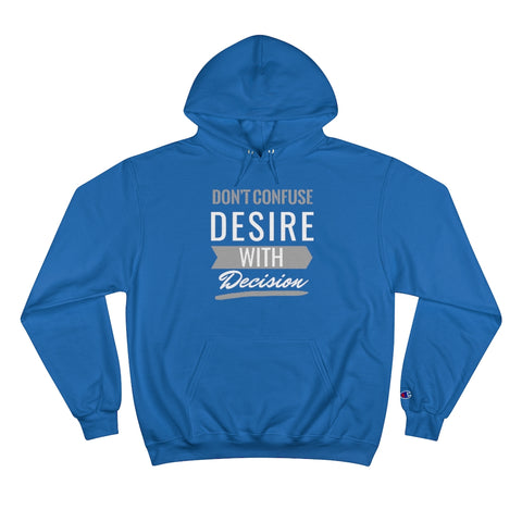 Don't Confuse Desire - Hoodie - White Logo