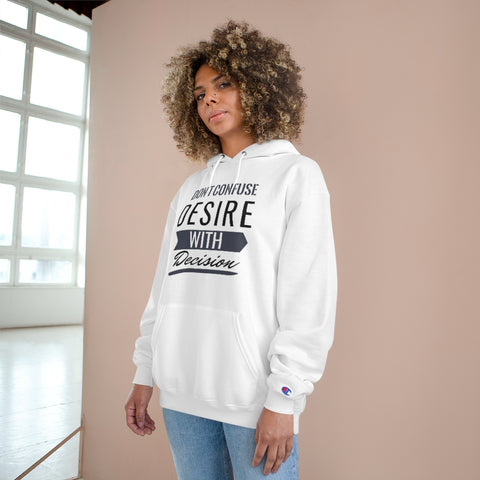 Don't Confuse Desire - Hoodie - Black Logo